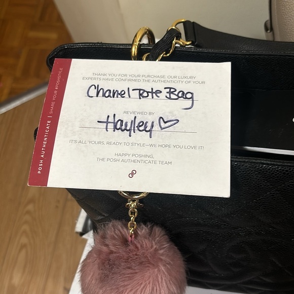 $SOLD$ 3️⃣5️⃣0️⃣0️⃣Used Authentic Chanel GST tote bag - Picture 4 of 4